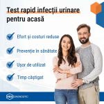 Test Rapid Infecții Tract Urinar, format bandă (urină), AUTOTESTARE, 2 T/KIT - imagine 3