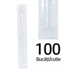 Tampon steril de recoltare cu varf de bumbac, 15cm, 100buc/cutie